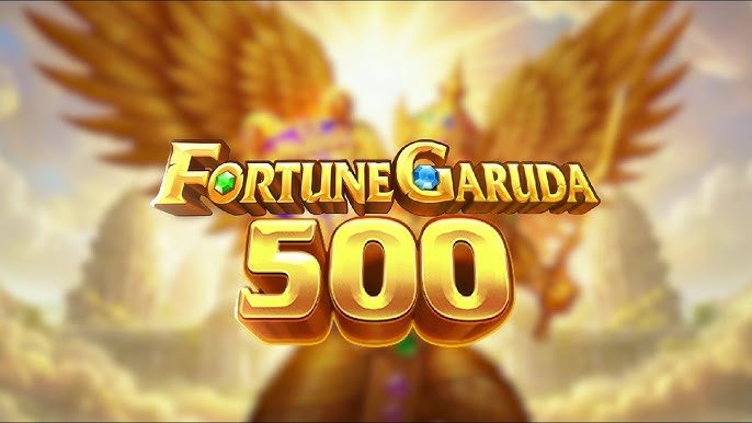 Logotipo dorado de Fortune Garuda 500 con el ave Garuda desplegando las alas